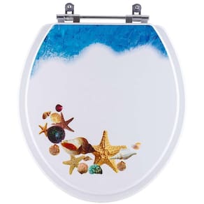 Tampa de Vaso Decorado Fundo do Mar Loren Way p/ Lorenzetti