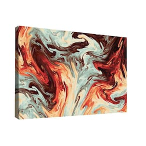 Quadro Lava Abstrata Br Artes Grande 118x78