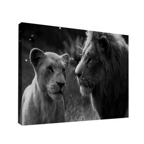 Quadro Rei E Rainha Da Selva Pb Br Artes Grande 118x78