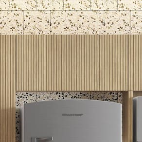 Armário Aéreo Geladeira 1 Porta Basculante 80cm 100% MDF Rainha Marrom