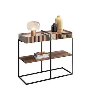 Aparador para Sala Madeira e Metal Estilo Industrial Buffet Aurora
