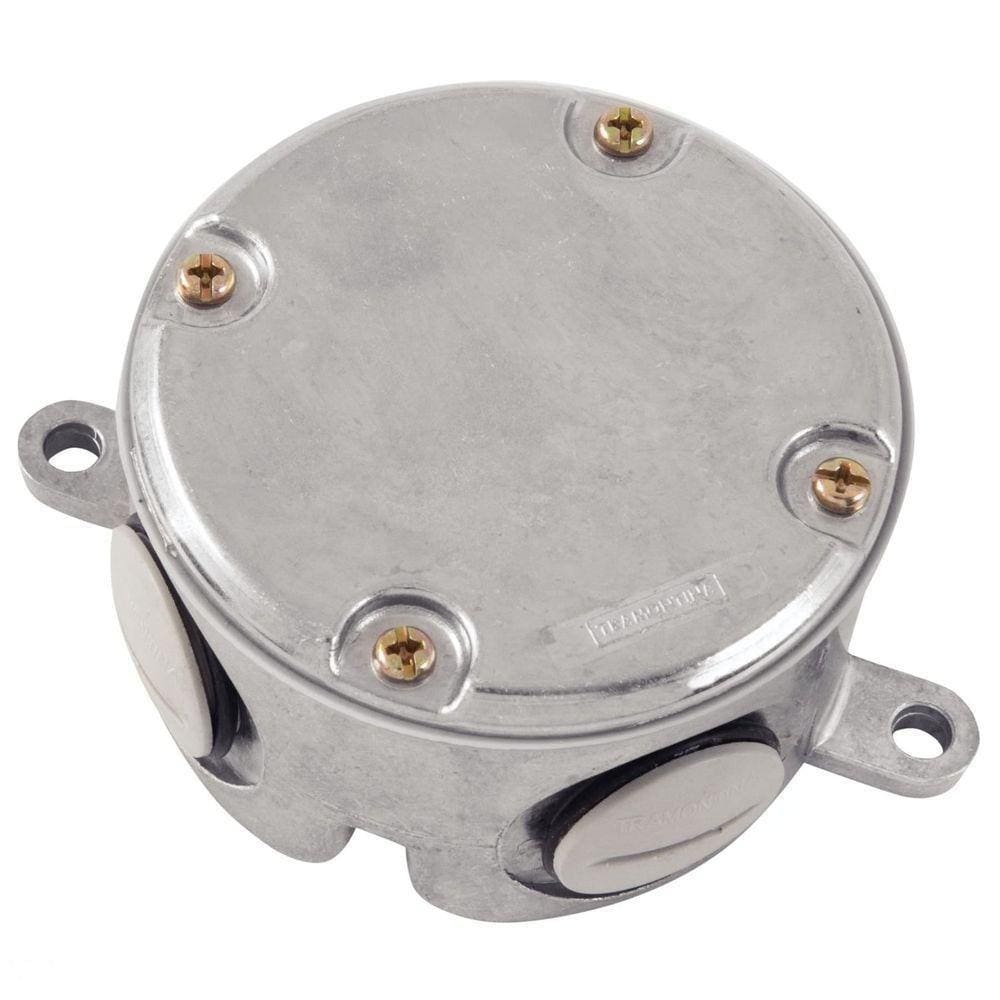 Caixa De Ligação 1” Tramontina Em Alumínio Com Tampa E Sem Pintura Tramontina