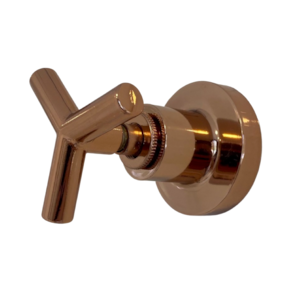Acabamento Registro Pressão Rose Gold Brilho Padrão Deca 3/4