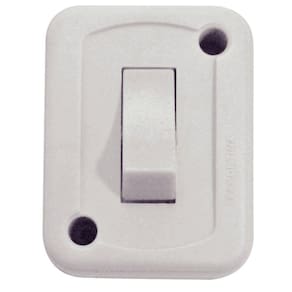 Interruptor De Sobrepor 1 Tecla Simples 10 A 250 V Tramontina Branco Tramontina