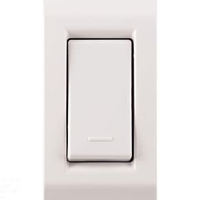 Conjunto Para Móvel 1 Interruptor Simples 10 A Tramontina Liz Branco Tramontina