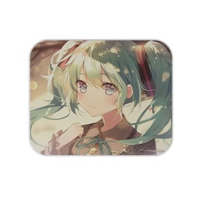 Mouse Pad em Tecido - Anime Girl - Miku