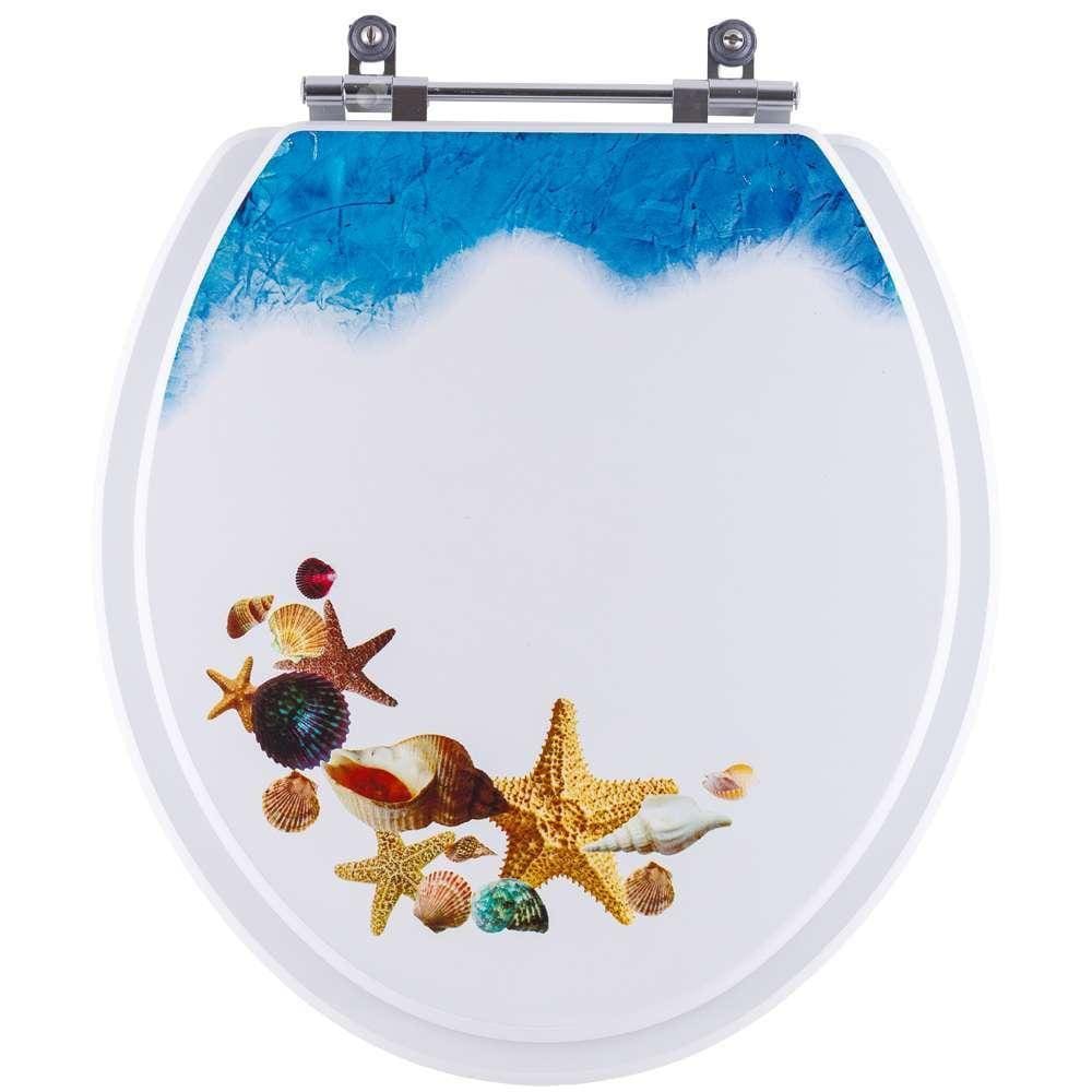 Tampa de Vaso Decorado Fundo do Mar Gardenia para bacia Mari