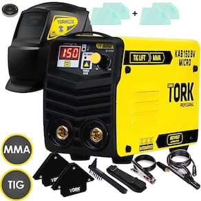 Maquina De Solda Inversora 150A Mma + Kit Scim-6150 Bv