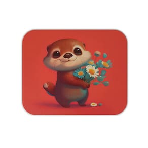 Mouse Pad em Tecido - Cute - Lontra