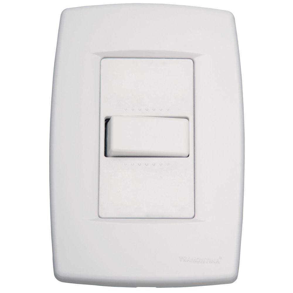 Conjunto Montado Trii Com1 Interruptor Simples 10a - 250v Tramontina