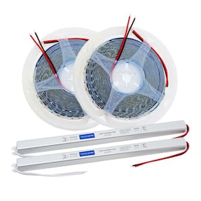 Kit C/ 2 Fita Led 2 Fonte 2835 5M 120 Led 12v Ip20 10w 4000K