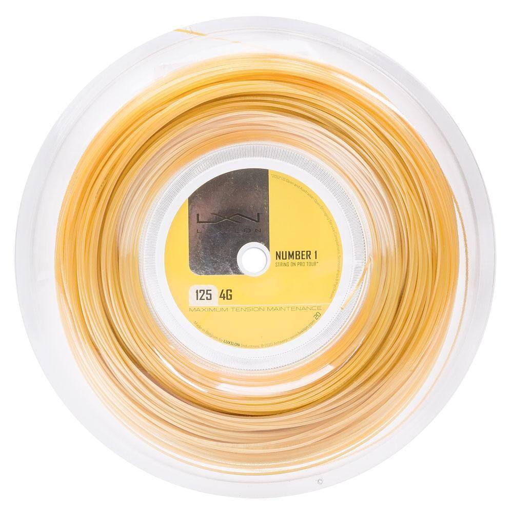 Corda Luxilon 4G 16L 1.25mm Amarela - Rolo com 200 metros