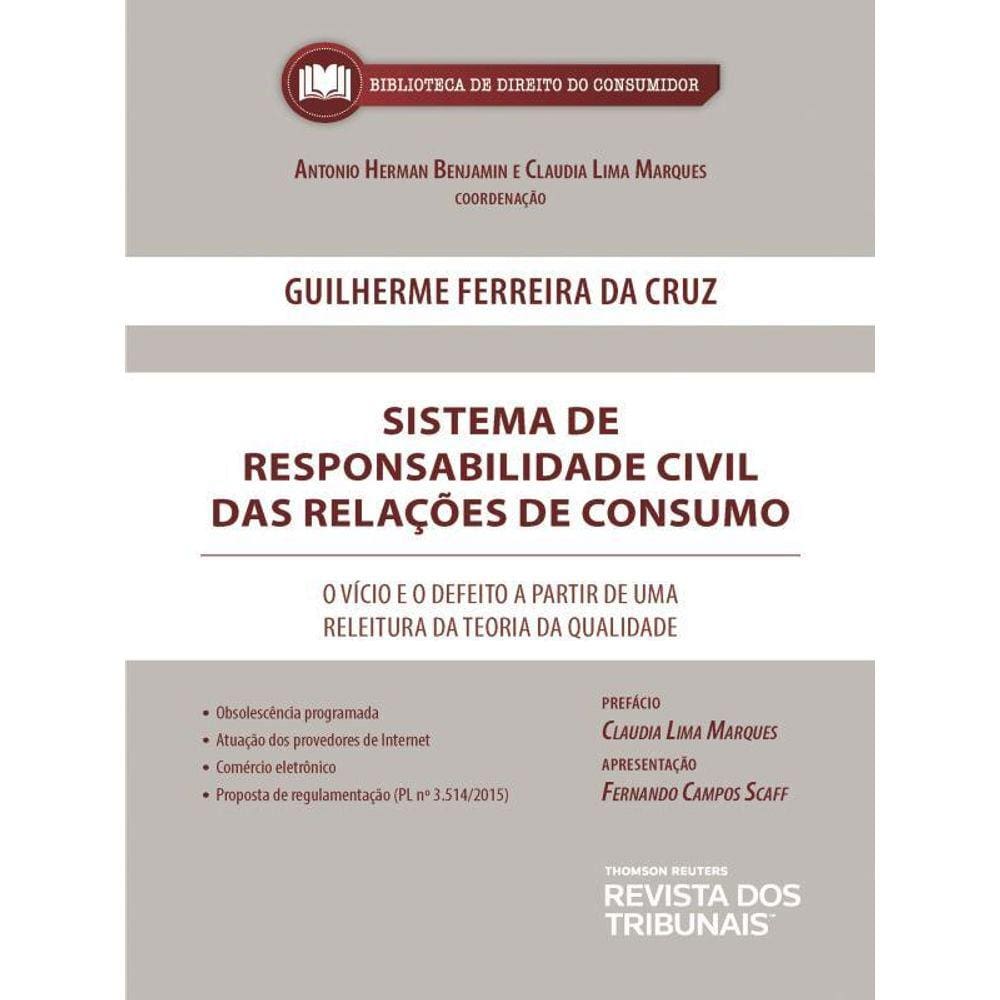 Sistema De Responsabilidade Civil Das Relações De Consumo - 2023