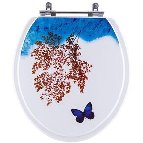 Assento Sanitario Decorado Borboleta Azalea para Vaso Celite