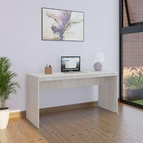 mesa de escritório diretor snow 150 cm