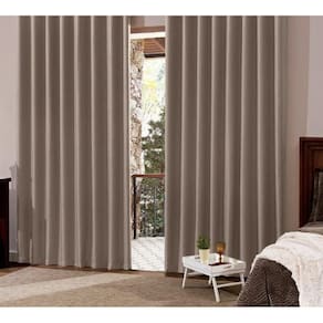 Cortina Blackout 4,00 X 2,80 Trilho Suiço Em Tecido Avelã