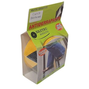 Fita Adesiva Antiderrapante 50mm X 5m Para Escadas E Rampas