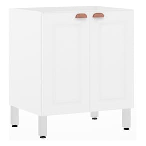 Balcão de Cozinha sem Tampo 70cm 2 Portas Cristal Luciane Móveis