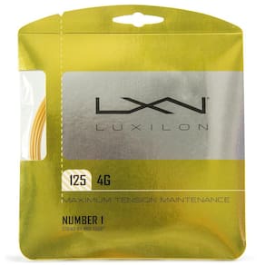 Corda Luxilon 4G 16L 1.25mm Amarela - Set Individual