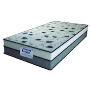 Colchão Solteiro Espuma D33 Fort 88x188x21cm Cinza/Branco Gazin - Suporta até 150kg por Pessoa