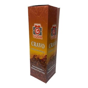 Incenso Cravo Guda Indiano 25 Caixas Com 7 Varetas