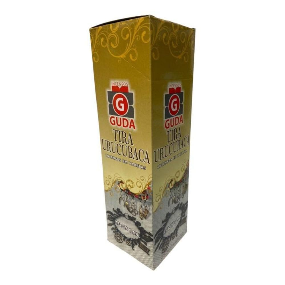 Incenso Tira Urucubaca Guda Indiano 25 Caixas Com 7 Varetas