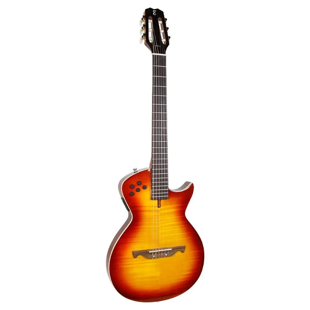 Violão Tagima Modena Elétrico Flat Sólido Nylon Cherry CB