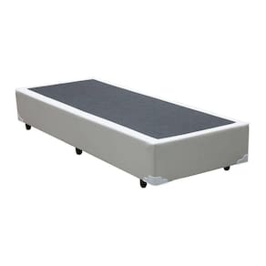 Base Box Solteiro Sintético Branco - 30x78x188