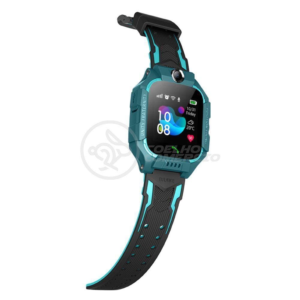 Smartwatch Relógio Inteligente Infantil Criança Q12 - Verde