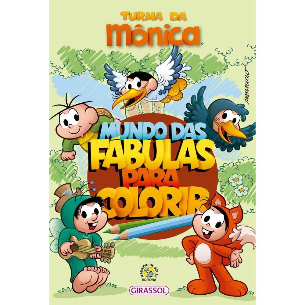 Turma da Mônica - Mundo das Fábulas para Colorir