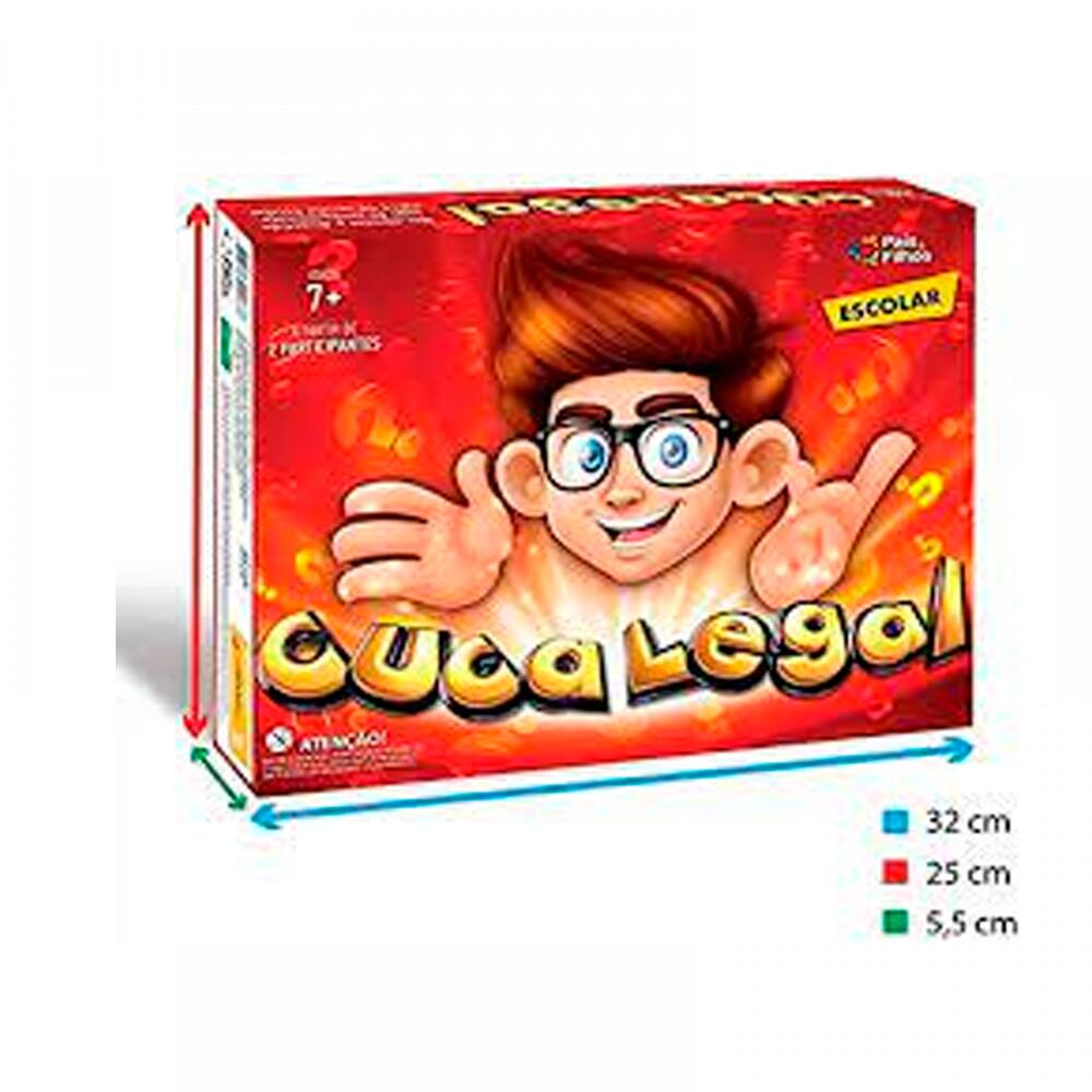 Jogo Cuca Legal Escolar - 444 Perguntas Pais & Filhos - superbrothers