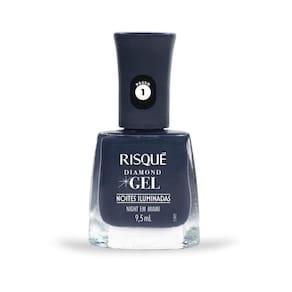 Esmalte Risqué Diamond Gel Noites Iluminadas Night em Miami 9,5ml