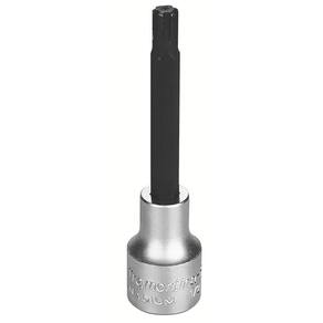 Soquete Longo Em Aço Cromo Vanádio Ponta Ribe 8 Mm - Encaixe 1/2" Tramontina