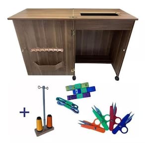 Gabinete Costura Doméstica Portátil | MDF 15mm | 42,5x75,5cm