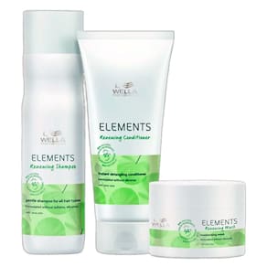 Kit Shampoo + Condicionador + Máscara Wella Professionals Elements Renewing