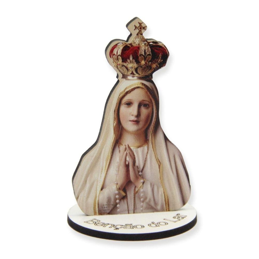 Pedestal de Nossa Senhora de Fátima em MDF