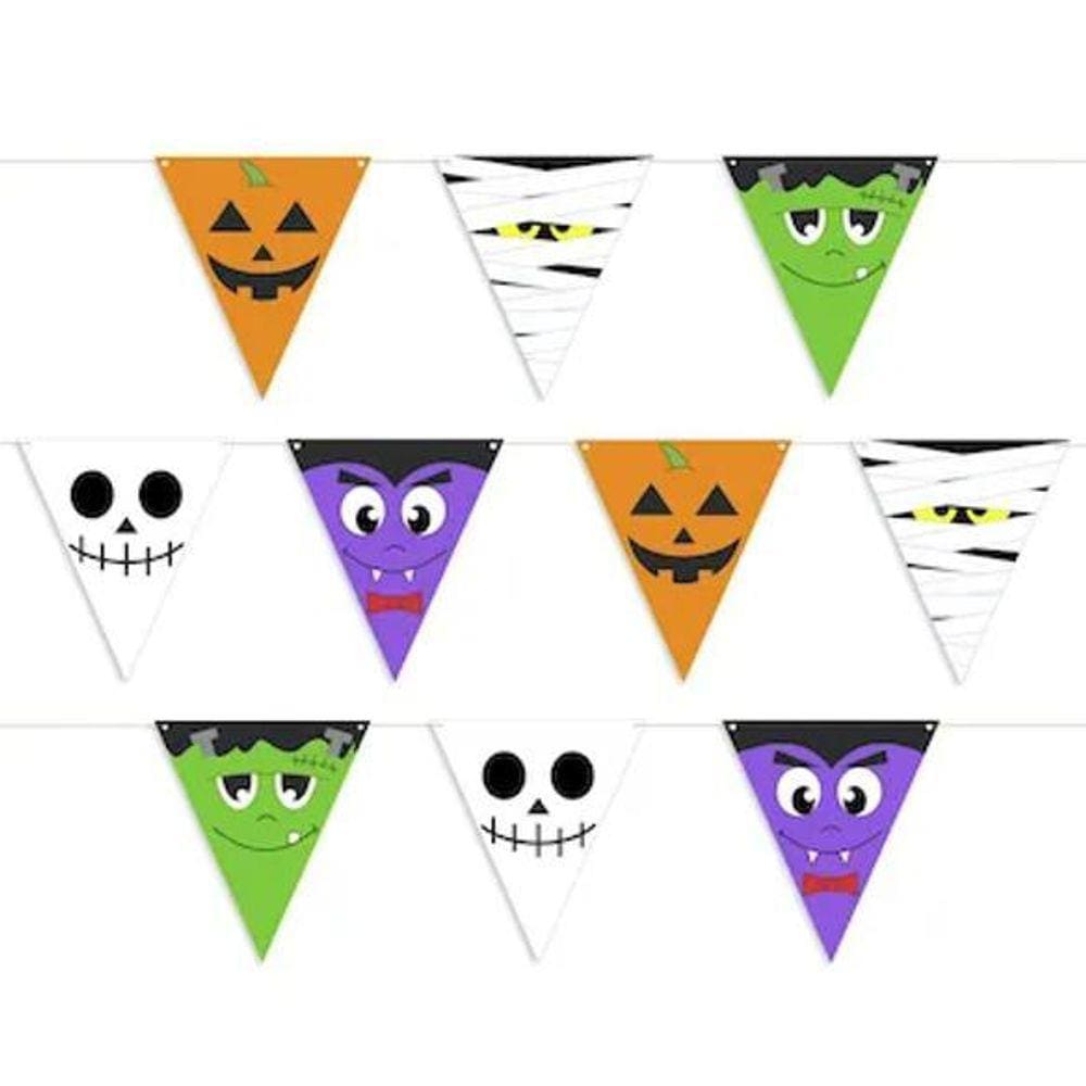 Bandeira Monstrinhos Halloween