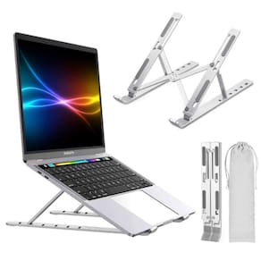Suporte Para Notebook Laptop Alumínio Ajustável E Ergonômico
