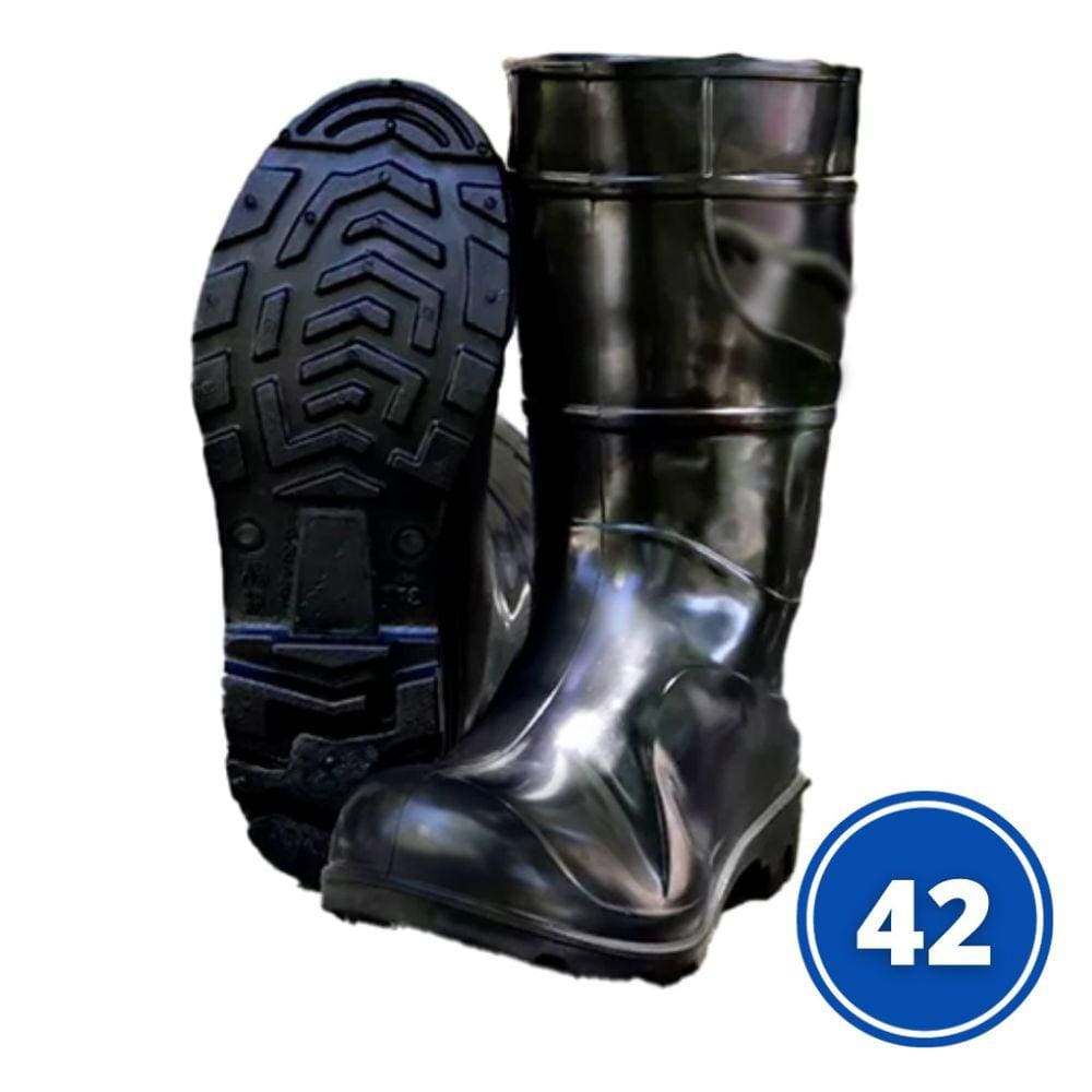 Bota Pvc Sem Forro Preta Numero 42 Crival