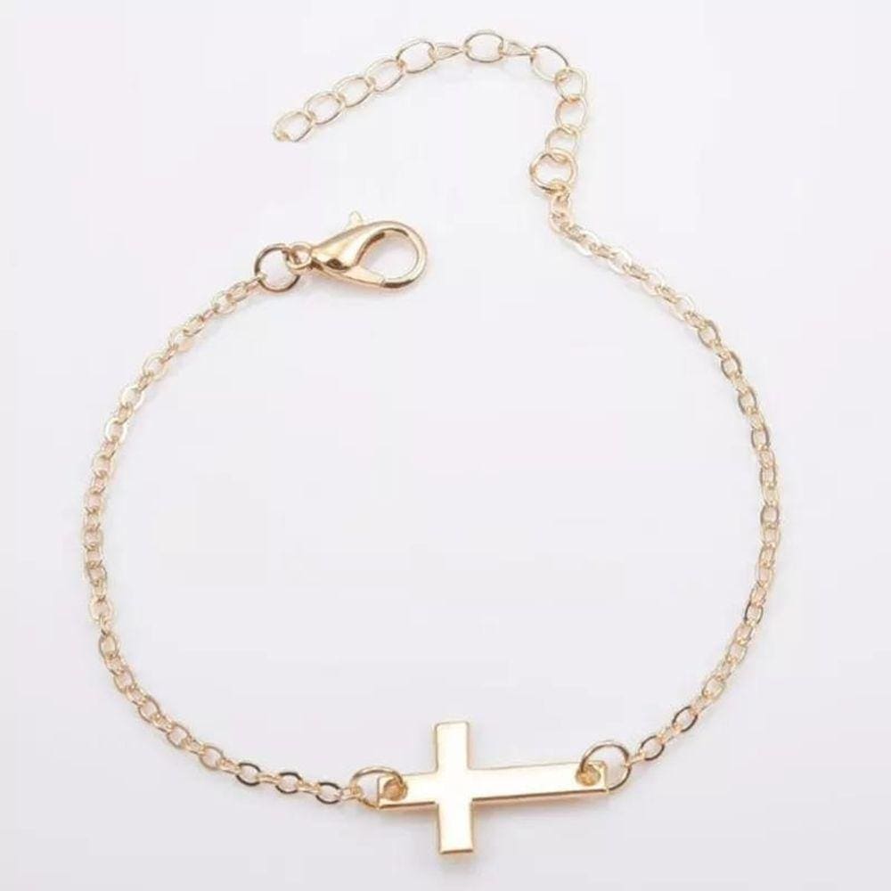 Pulseira com Cruz Simples