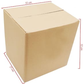 Caixa De Papelão Quadrada E Funda 20 Un Embalagens 32cm x 27cm x 32cm