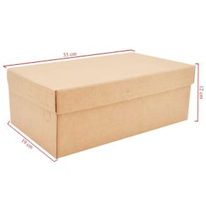 Caixa De Papelão Para Calçados 20 Unidades Embalagens 32cm x 24cm x 12cm