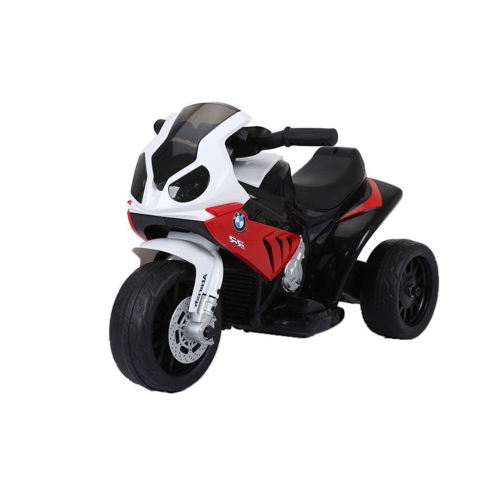 Moto Elétrica Infantil 1 Assento com Rodas de Treinamento, Luz LED, MP3 e  Bluetooth, 12V, OLAKIDS BMW Polícia, Branca e - Dular