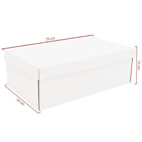 Caixa De Papelão Ideal Para Sapatos 50 Unidades Embalagens 28cm x 16cm x 10cm