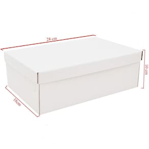 Caixa De Papelão De 50 Unidades Embalagens 28cm x 18cm x 10cm