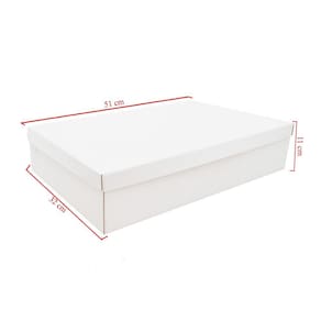 Caixa De Sapato Básica Com 20 Unidades Embalagens 51cm x 32cm x 11cm