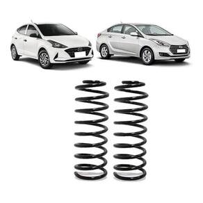 Par De Molas Convencionais Traseira Hyundai B20 2013 A 2021