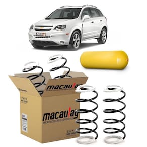 Par De Molas Gnv Traseira Gm Captiva 2.4 3.2 2.0 Pos 2006