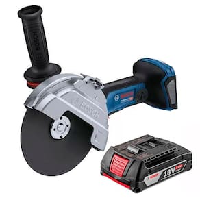 Esmerilhadeira 7 Pol GWS 18V-180 PC Brushless Biturbo com Bateria 2,0 Ah BOSCH