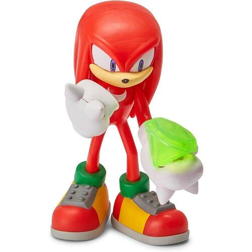 Boneco Grande 25 cm - Sonic Vermelho (knuckles) Articulado - Action Figure